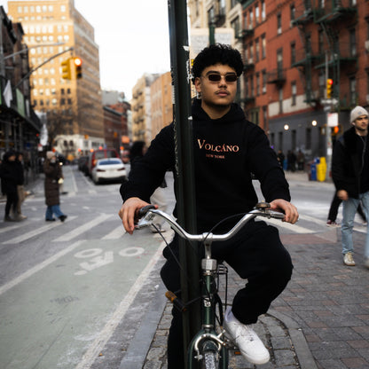 Volcáno New York Black Hoodie