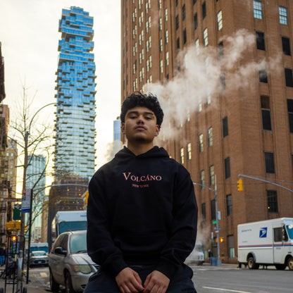 Volcáno New York Black Hoodie
